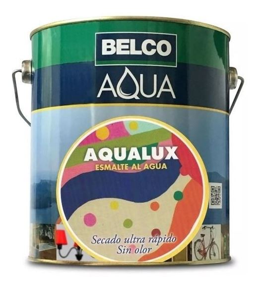 Imagen de Esmalte Belco Al Agua Aqualux 1 Lt - Ynter Industrial