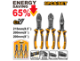 Imagen de Set X 3 Pinzas CR-V Multiuso Corta Facil Ingco - Ynter Industrial