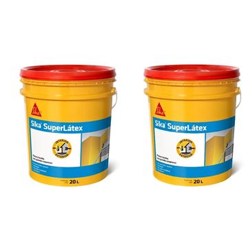 Imagen de Pintura latex superlavable SIKA SUPERLATEX 20+20lt - Ynter Industrial