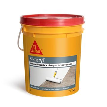 Imagen de Impermeabilizante acrílico SIKACRYL 5kg Sika - Ynter Industrial