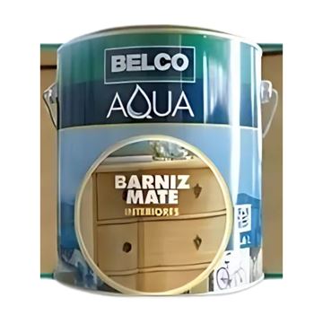 Imagen de Barniz Pu Belco Aqua Mate Interior 0.9 Lts - Ynter Industrial